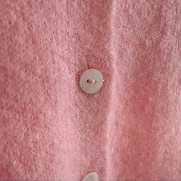 Things Between Pink Button-Front Knit Sweater (Size L) - Picture 4 of 8